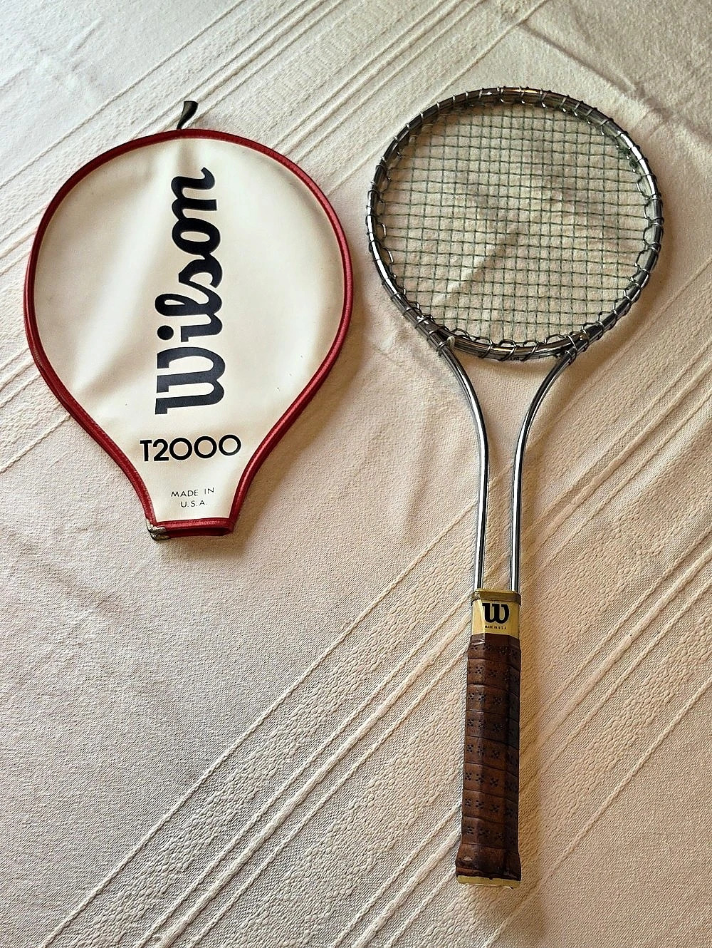 Wilson T2000 Steel Tennis Racket with Cover